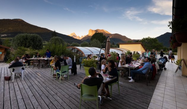 Terrasse du snack