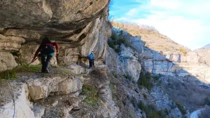 Via Ferrata 3 20250305 155928 Gorges Agnielles Via Ferrata